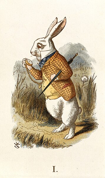 File:The White Rabbit (Tenniel) - The Nursery Alice (1890) - BL.jpg