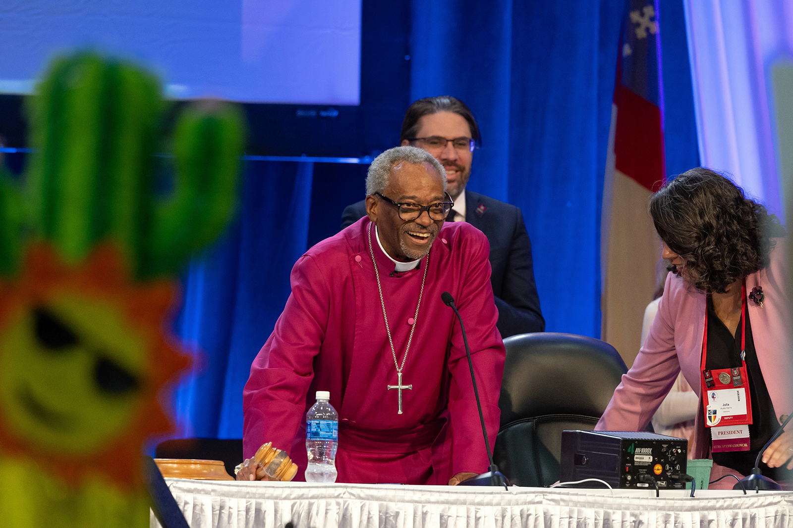 Presiding Bishop Michael Curry during the Episcopal Church General Convention in Louisville, Kentucky. (Photo by Randall Gornowich)